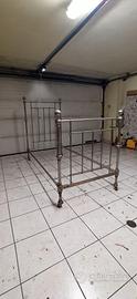 letti in ottone argentato anni 40/50