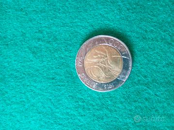 Moneta Da 500 Lire 20° Anniversario IFAD 1978 1998