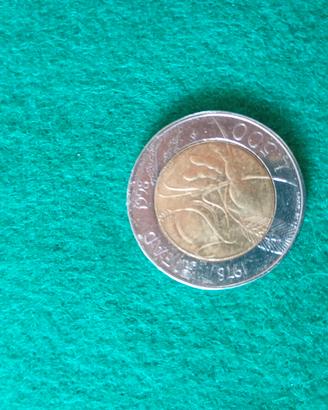 Moneta Da 500 Lire 20° Anniversario IFAD 1978 1998