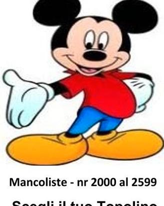Topolino dal nr 2000 al 2599 (mancolista + foto)