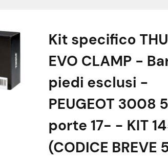 kit THULE per piedi Evo Clamp 7105