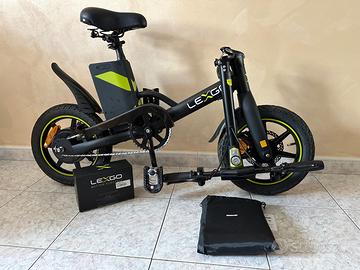 Bici elettrica pieghevole LEXGO in garanzia