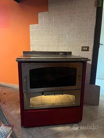 Stufa a legna con forno