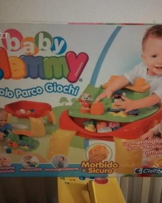 Tavolo baby clemmy con mattoncini morbidi