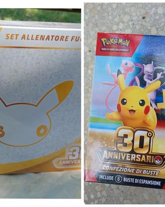 Etb Pokémon 30esimo anniversario + bundle 6 pacche