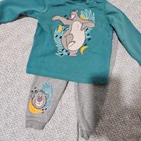 Completto felpa e pantalone Disney Orso Baloo