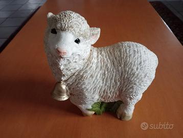 Agnello in ceramica artistica