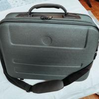 24 ORE/PORTALAPTOP IN ROBUSTO TESSUTO RIGIDO VERDE