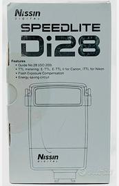 ELE-0008 Flash Nissin SpeedLite Di28 Nikon E-Ttl