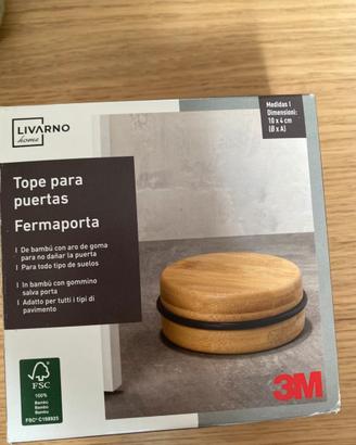 Ferma porta in legno