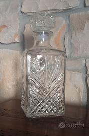 Bottiglia in vetro porta liquore