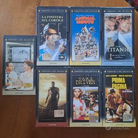 7 VHS videocassette Videoteca del Secolo