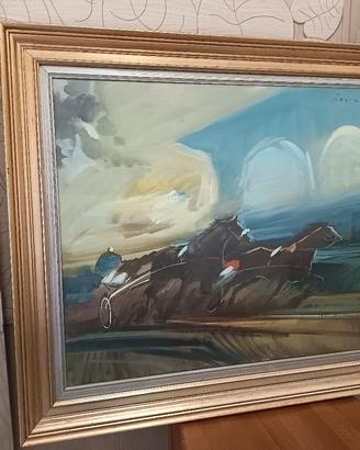 quadro olio su tela
