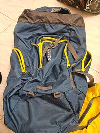 scout zaino ferrino bagheera 60 + saccoletto