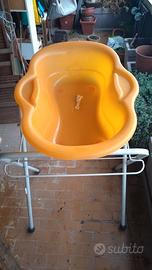 Tinozza bagnetto bimbi con trespolo