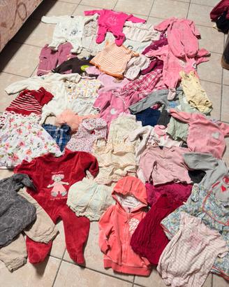 Lotto abbigliamento bimba 6 mesi