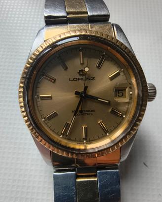 orologio vintage Lorenz Swiss Made Datejust 