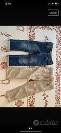 2 pantaloni taglia 30 mesi