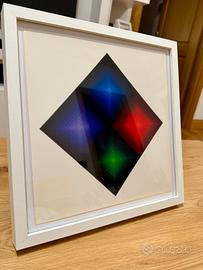 Quadro 1975 Victor Vasarely  serigrafia optical