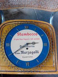 OROLOGIO PUBBLICITARIO ANNI 50 LIQUORE STAMBECCO