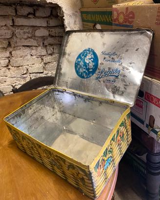 Scatola di latta Pastiglie Leone