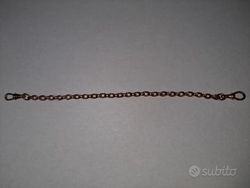 BRACCIALE ANTICO DA COLLEZIONE DOPPIO MOSCHETTONE.