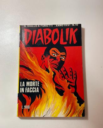 Diabolik n.10 Anno XXV (1986) "La morte in faccia"
