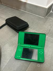 Nintendo DS XL verde + card da 100 giochi (rari)