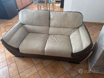 Divano in pelle Altoni 3 + 2 posti