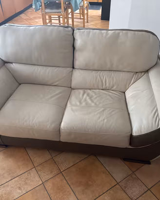 Divano in pelle Altoni 3 + 2 posti