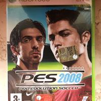 Gioco di calcio XBOX 360 "PES 2008"