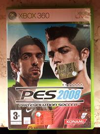 Gioco di calcio XBOX 360 "PES 2008"