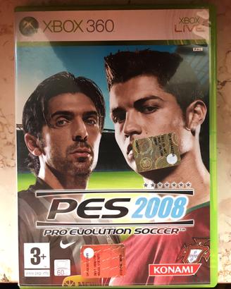Gioco di calcio XBOX 360 "PES 2008"