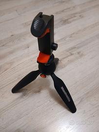 TREPPIEDI MANFROTTO CON ATTACCO PER SMARTPHONE