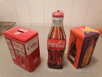 scatole metallo salvadanaio vintage Coke Coca-Cola