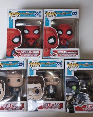 Funko pop set base Spider-man homecoming
