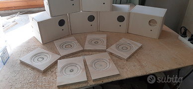 Nidi per ondulati (cocorite) con base estraibile