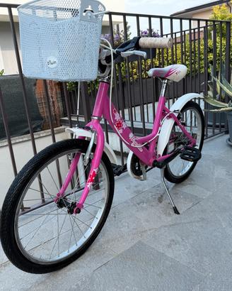 Bicicletta bambina megabike 20’’ con cestino BTwin