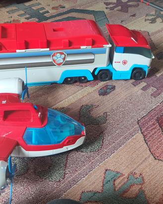 camion e aereo Paw Patrol