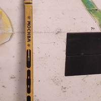 Mazza da Hockey Vintage in legno originalUSSR 1976