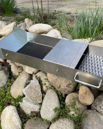 CANALETTA PER ORO IN ACCIAIO INOX-GOLD SLUICE