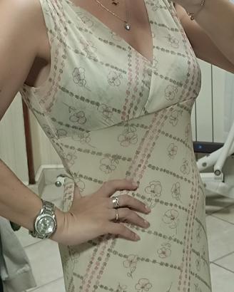 vestito longuette in viscosa Kookaï nuovo tg.L
