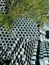 Piastrelle stabilizzatrici ghiaia/erba