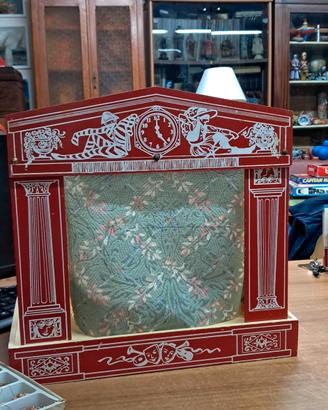 teatrino con marionette gioco giocattolo vintage 