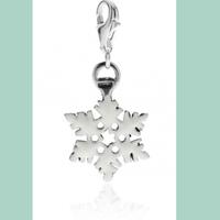 Ciondolo Charm Fiocco di Natale in Argento 925