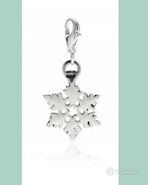 Ciondolo Charm Fiocco di Natale in Argento 925