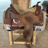 Sella Reining Wild West Platinum 16