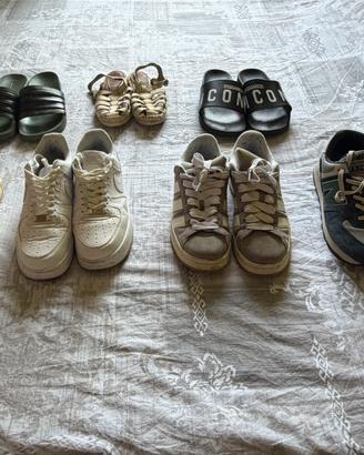 Stock n. 7 paia di scarpe firmate