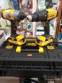 trapano a batteria e trapano ad impulsi Stanley 