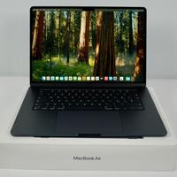 macbook Air 15 p anno 2023 CPU M2 8GB HD 250 GB